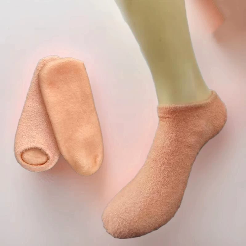 Перо с пряжей гелеобразные носки повседневные гель ножные чехлы для ног