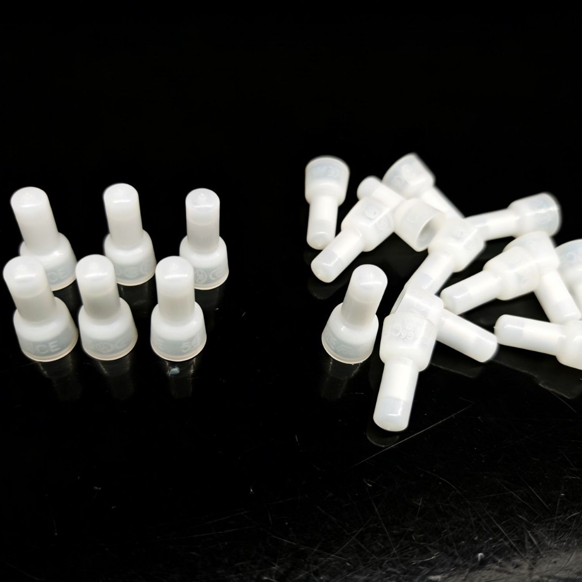 750 ℃ Flame-Retardant Crimp Caps Ce Certified Nipple-Type Terminal Blocks Nylon Aluminum Tube Copper Tube Closed-End Connectors
