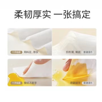 Wet Wipes for Baby's Hands and Mouth, Baby Wipes for Newborns, Mini Portable Wet Wipes for Outings, 10 Wipes