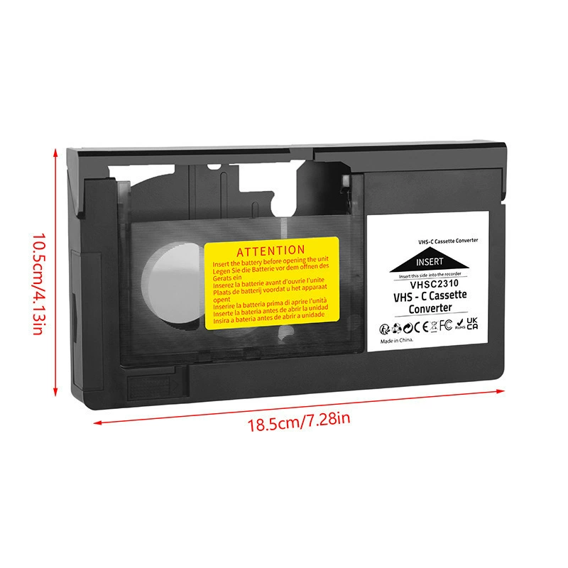 Оригинальная видеокассета VHS в формате VHSC - половина тени конвертер коробка ротора minidv/hi8 не совместим