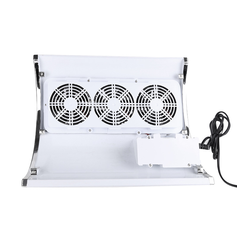 40W aspiradora de uñas limpia polvo de uñas aspiradora de polvo tres ventiladores herramientas de belleza diseño de tres ventiladores
