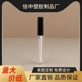 唇部精华精致高级感花朵唇釉管透明黑色瓶盖爆款彩妆化妆品批发商