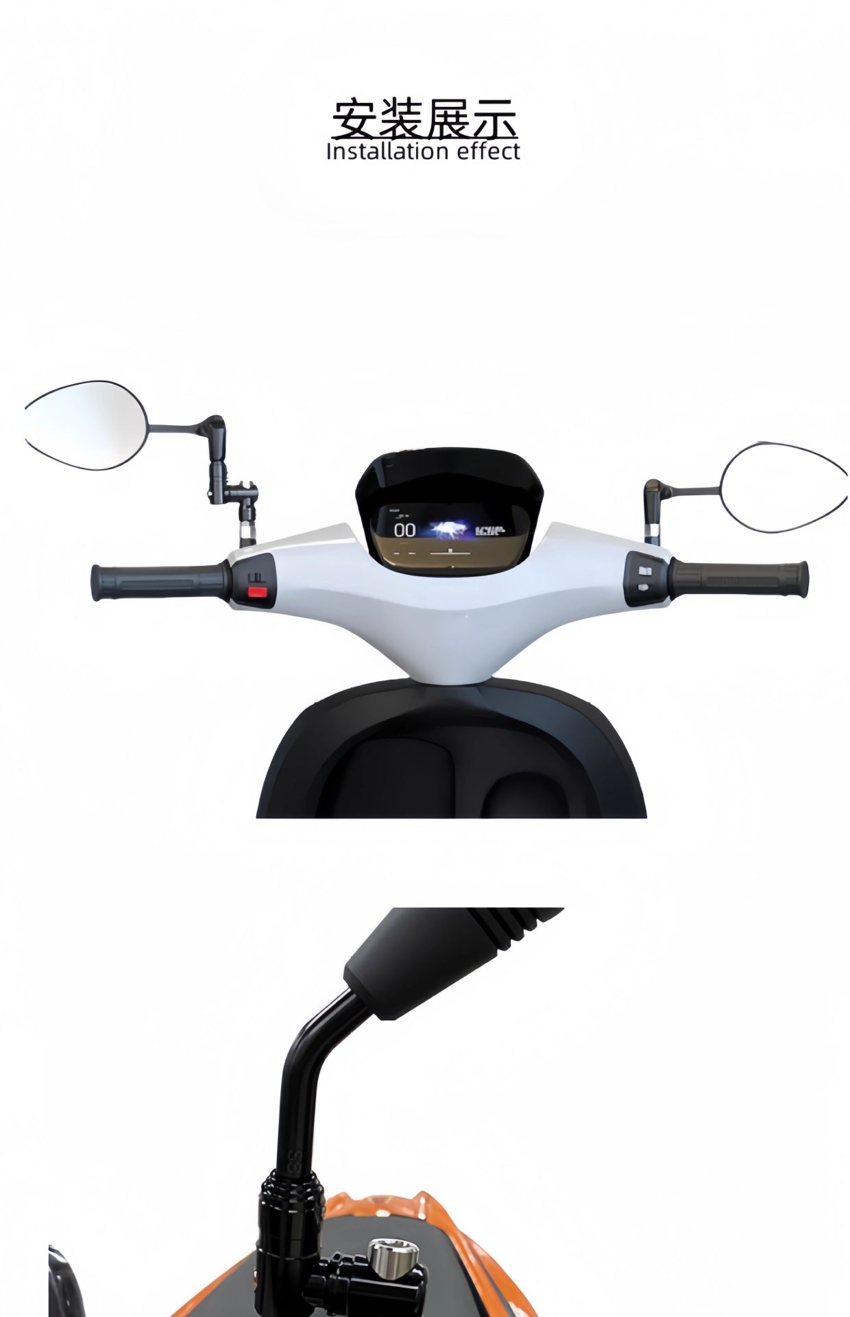 In-Stock Wholesale Motorcycle Universal Modified Rearview Mirror Heightening Extension Adapter Universal Rearview Mirror Conversion Accessories
