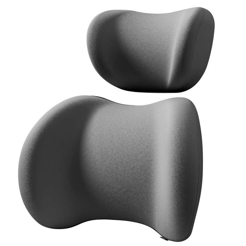 Car Headrest and Lumbar Support for Drivers, Memory Foam Support for Prolonged Sitting, Car Shoulder Pillow, Automotive Accessories