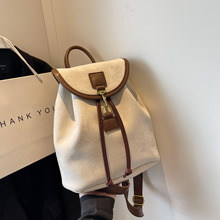 高级感背包女士双肩包2025新款时尚潮书包女生大学生大容量手提包