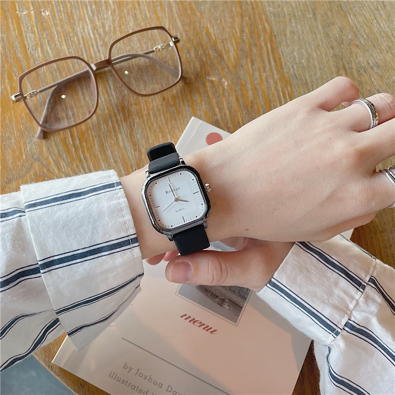 Brand high quality square quartz fashionable trend men's watch