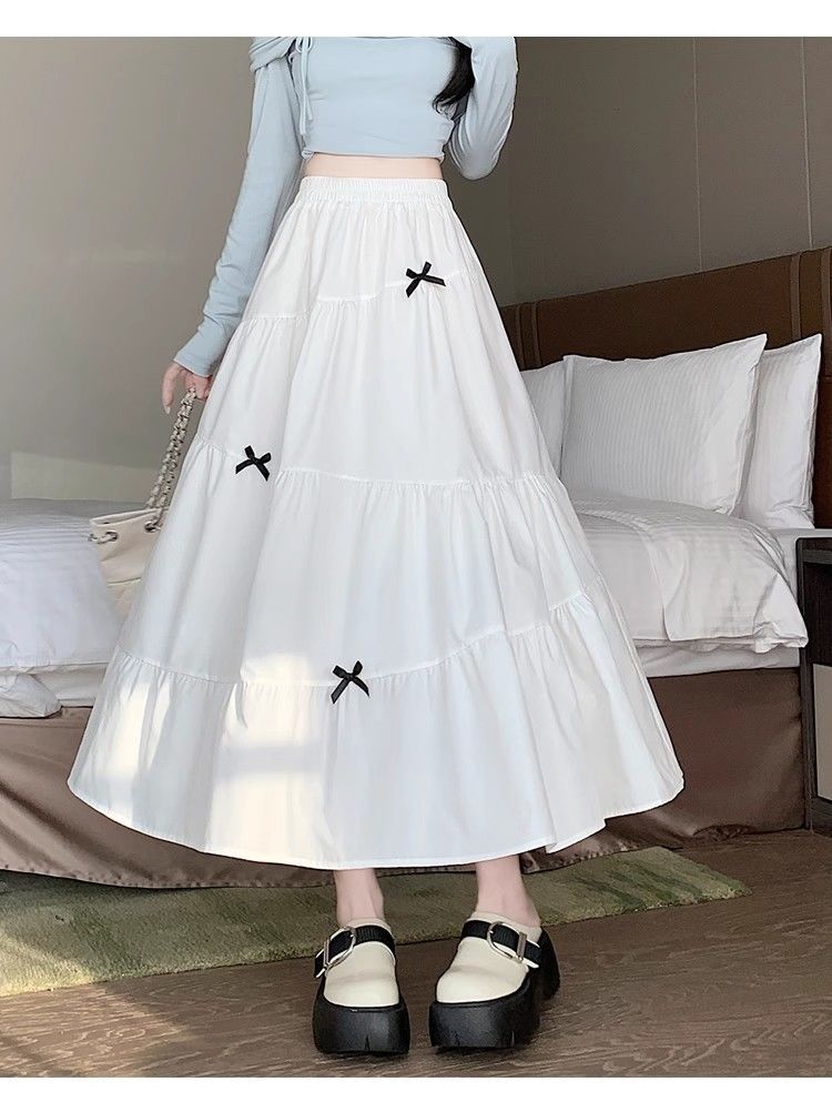 Sweet White Layered Cake Skirt
