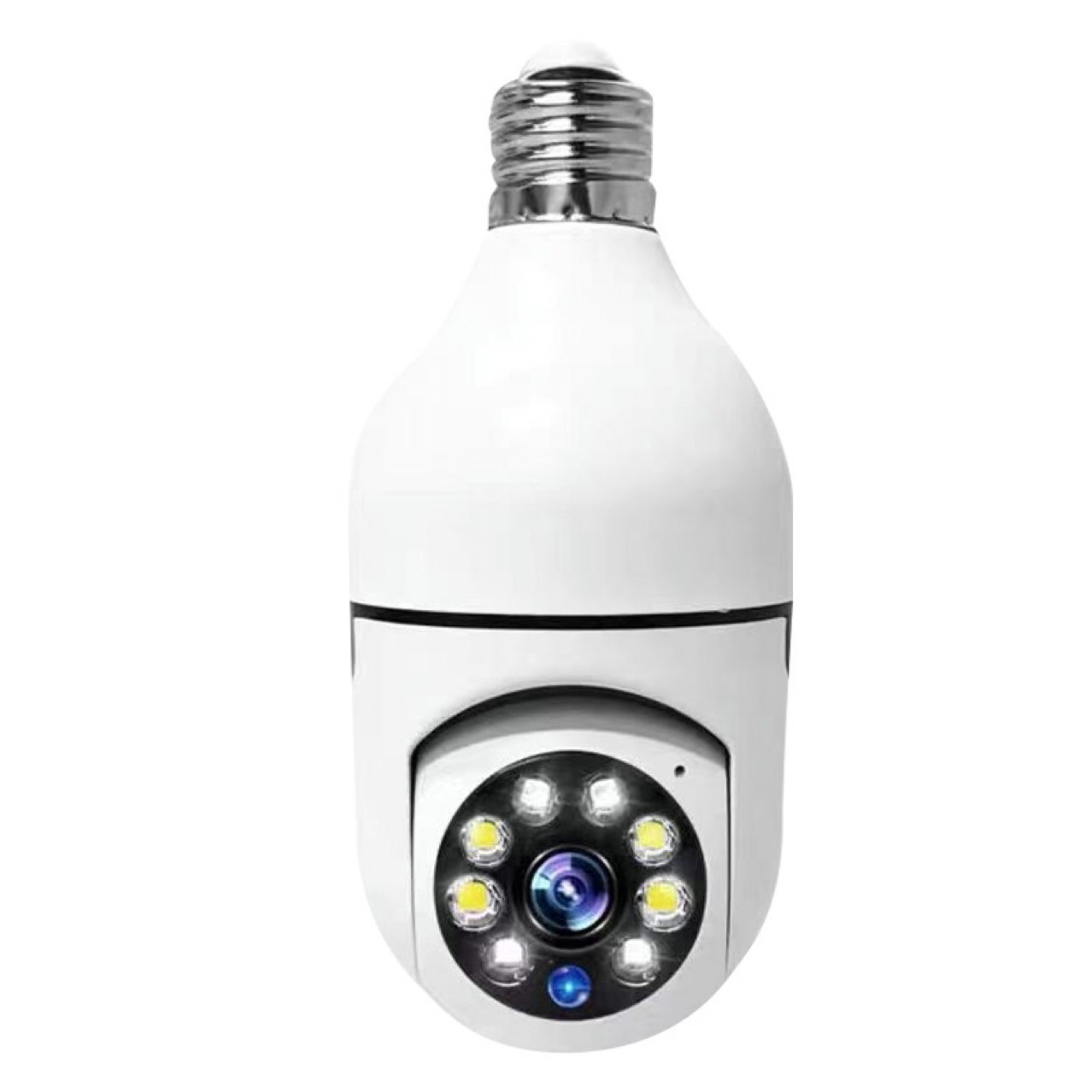 E27 bombilla cámara inalámbrica cámara de vigilancia panorámica de 360 grados inteligente WiFi monitoreo remoto hogar
