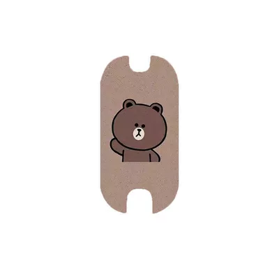 Suitable for Emma Metaverse Foot Pads, Electric Vehicle Foot Pads, Decorative Accessories, Modified Accessories, 2023 New Foot Pads (Electric vehicle foot mat) - emmas-original-universe-brown-bear
