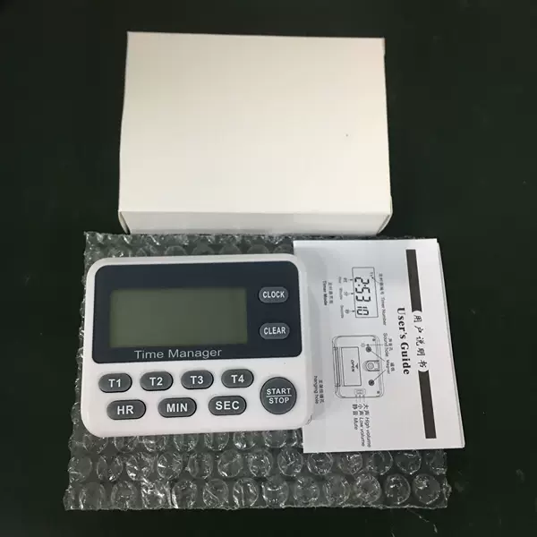 Four-channel countdown timer kitchen timer