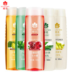 蜂花洗髮露蘆薈水潤生薑健發石榴滋養洗髮露潤髮乳500ml批發