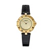 Fashionable quartz golden waterproof ultra thin women's watch, internet celebrity