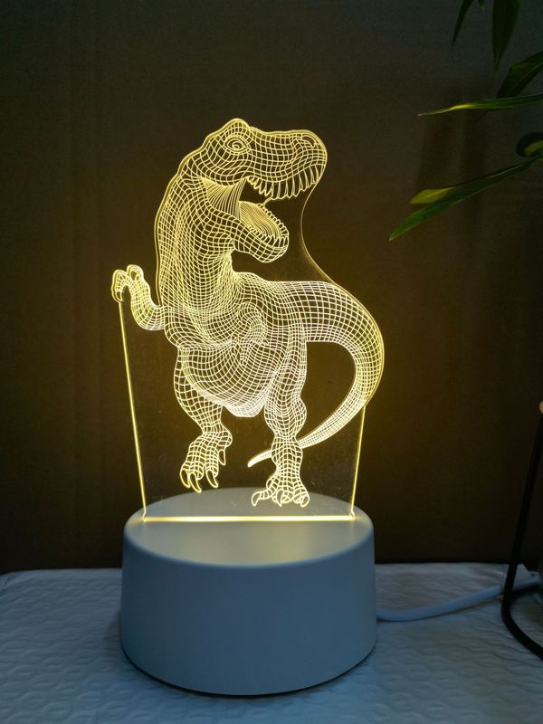 卸売り3d小夜灯USB児童漫画クリスマスプレゼント小夜灯手書きアクリル七彩リモコンスタンド|undefined
