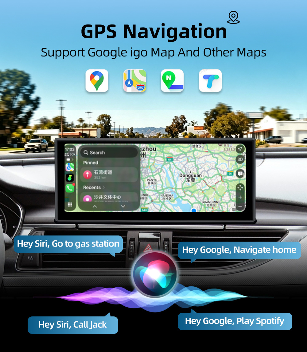 Navigation center console large screen suitable for Audi A6 A7 C7 S6 S7 4G 2012-2018 car Android system