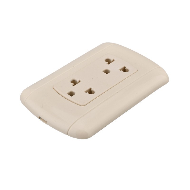 Zang marca América del Sur peruano campana de puerta americana una sola salida de pared de control estadounidense estándar tailandés núcleo de cobre escondido enchufe de interruptor image 5