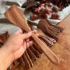 Wujin sandalwood shovel spoon kitchen utensil supplies chicken wings wood pot shovel does not stick to pot wood shovel spoon kitchen fried set