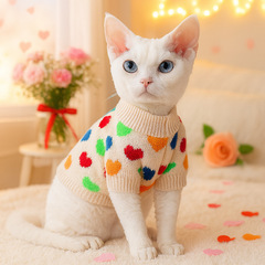 メーカー直供秋冬保温快適犬セーター服ペット猫服花花花セーター集合