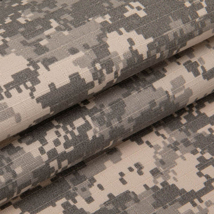 Nuevo diseño anti-desgarro cuadrado 100% algodón uniforme de caza tela de camuflaje