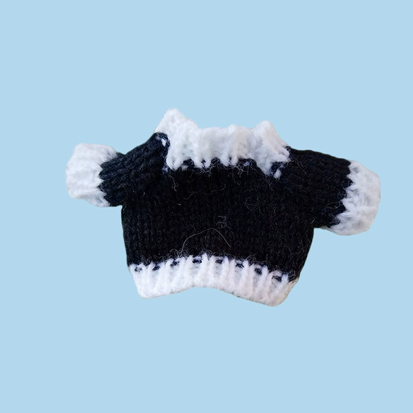 White edge black