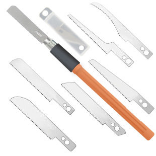 Mini hand saw model craft tool with 8 DIY craft pieces blade modeling knife lovers
