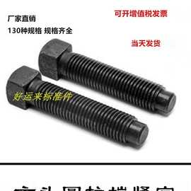 GB85方头长圆柱端紧定螺丝 凸尾紧定螺钉M6-M20M24止付四方头螺栓