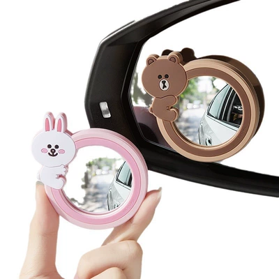 Mirror Cartoon Observation Mirror, Large field of view rear view auxiliary mirror