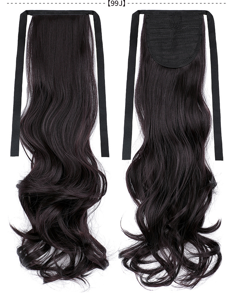 2024 Hot Selling Wig Women's Long Curly Hair Strap Style Wig Ponytail Seamless Extension Ponytail Braid_voghion.com