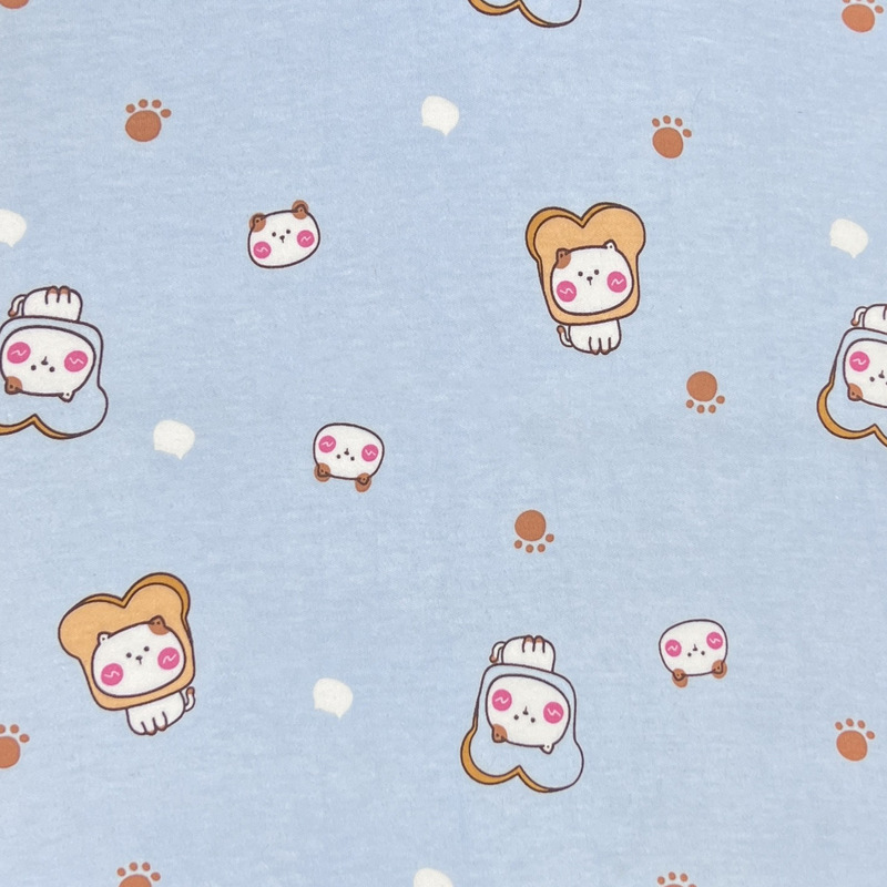 ニット綿綿綿毛布プリント赤ちゃん精櫛プリント枕カバー生地赤ちゃん下着tシャツニット生地|undefined