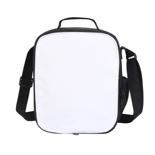 in stock polyester blank lunch bag children slung lunch bag for sublimation heat transfer printing LOGO