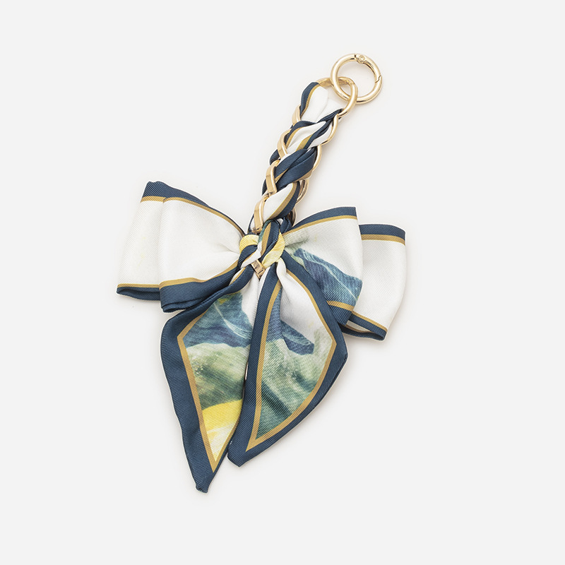 Bolsa de cadena de extensión bolsa de nudo de arco con bolsa de cadena colgante correa de cadena DIY bolsa cadena ajustable hombro alargado axila