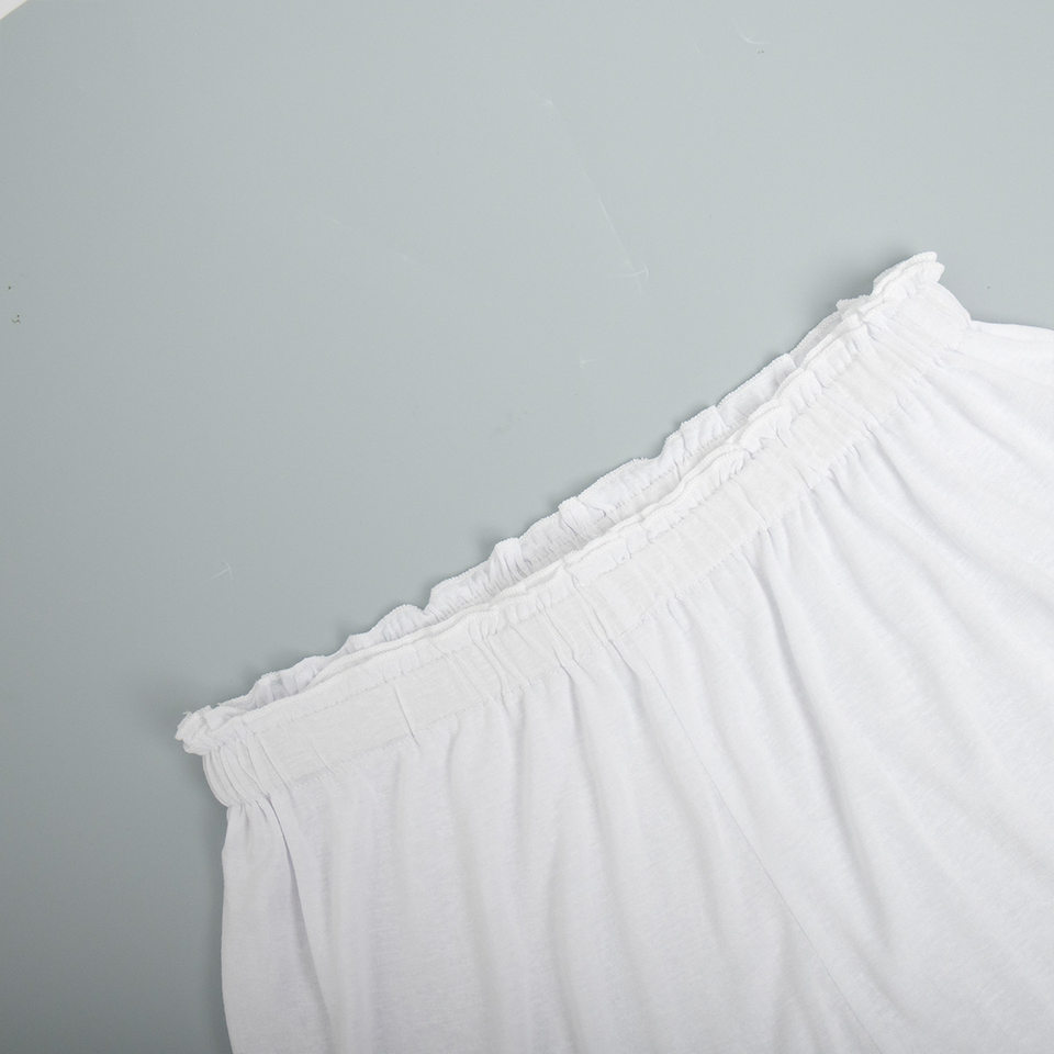 Bộ đồ ngủ nữ áo cardigan thắt dây kèm quần short dệt kim mặc nhà thoải mái — Màu trắng, Màu đen chi tiết 17