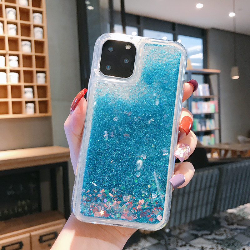 Fashion Color Block Tpu Sequin   Phone Accessories display picture 2