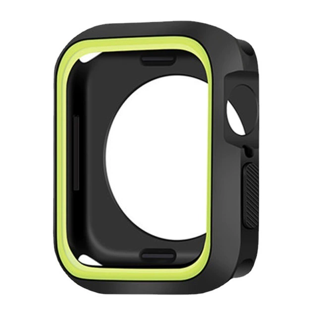 Apple, nike, silicone watch, two-color protective case