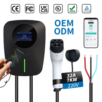 Cross-border export national standard GB/T pure copper charging gun 3.5kw car charger BYD wall-mounted charging station