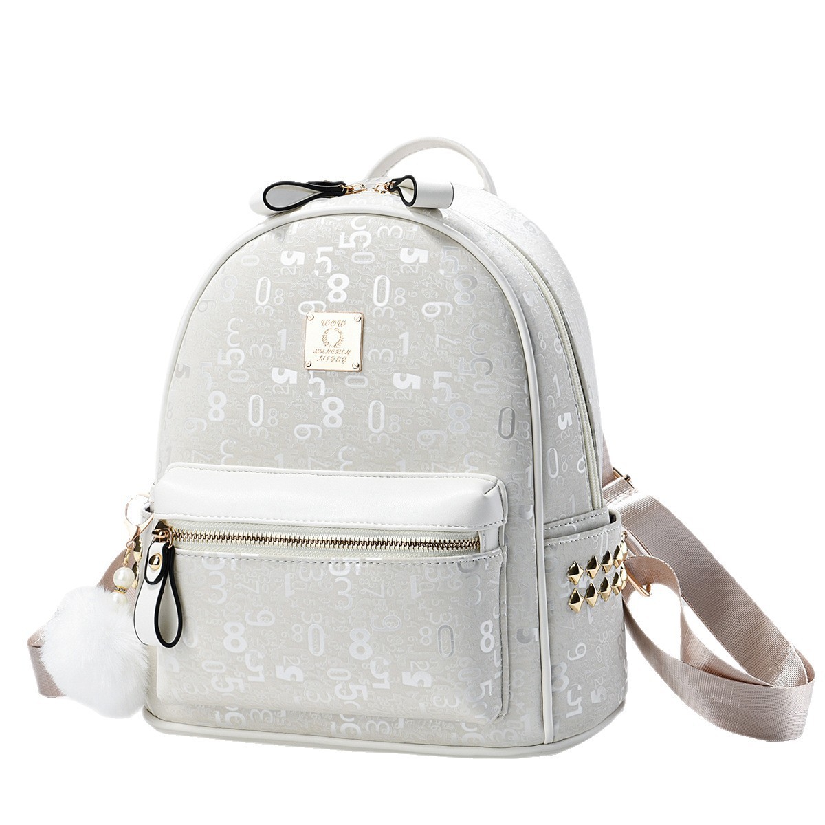 2026 nueva mochila impresa digital retro, mochila de lujo ligera de moda coreana para viajes viajeros, mochila de lujo