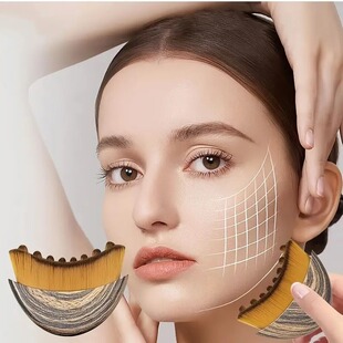 �羳�ܰ�݆���沿ˢ��Ħ���i�o��ˢLymphatic Contour Face Brush
