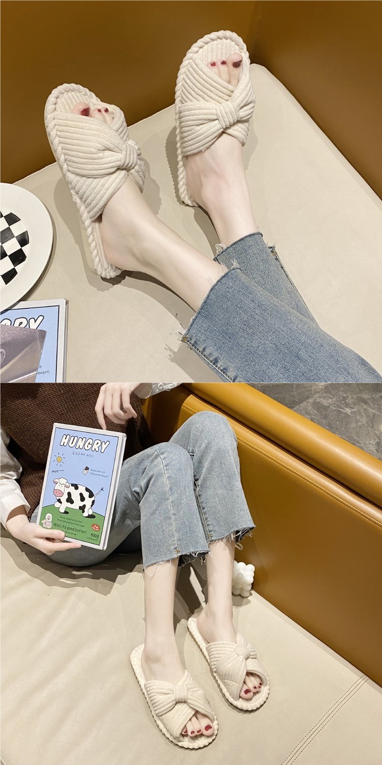 Pantofole termiche lavabili in lavatrice da donna, in pile, regolabili, a punta aperta, estive, autunnali, per interni ed esterni_voghion.com