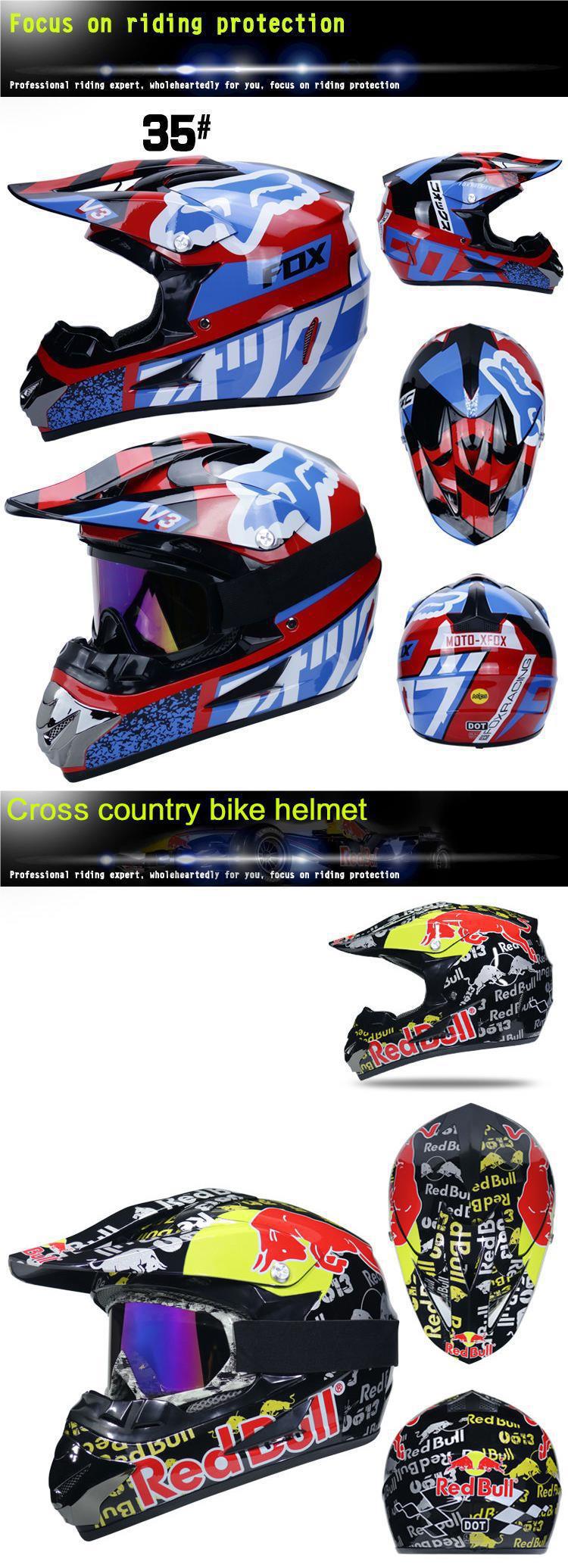 Off-road Motorcycle Helmet Electric Car Rally Karting Full Helmet