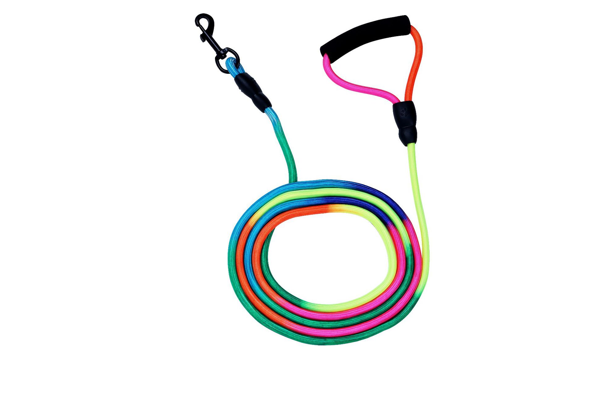 Correa para mascotas perro pequeño perro correa de perro Cadena de perro colorido nylon correa de perro gato viaje Correa anti-perdida