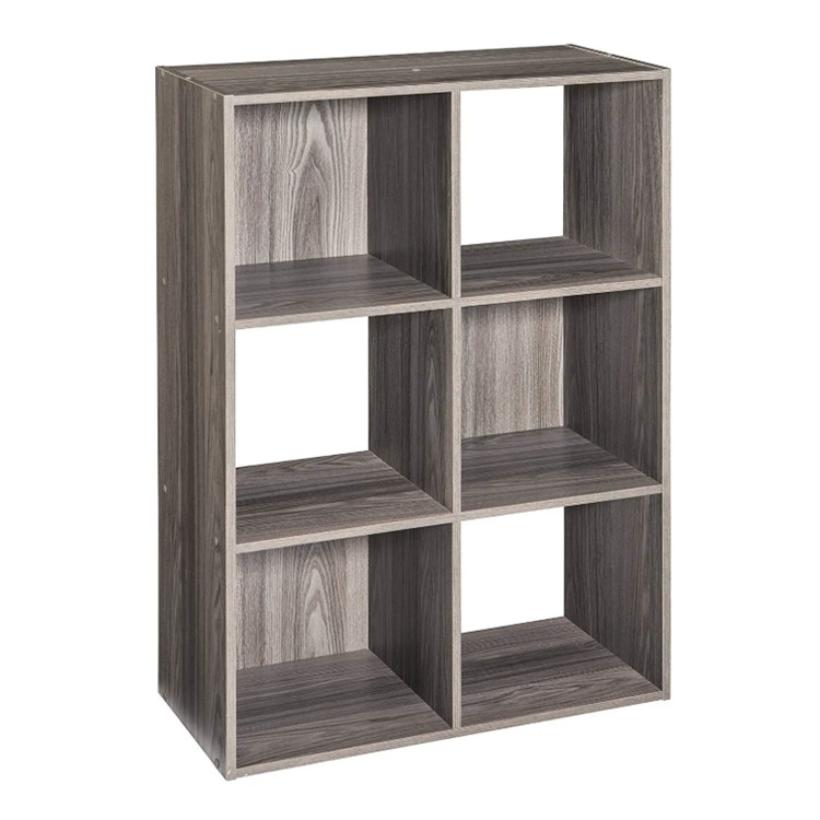 6 cube solid wood storage racks in stacking multi -functional cube