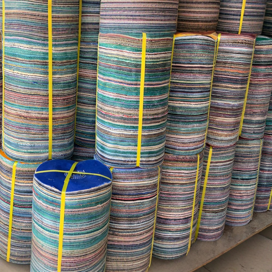 麻布压轮 抛光麻轮12 14寸 300*40*50 350*60 剑麻镜面抛光麻布轮