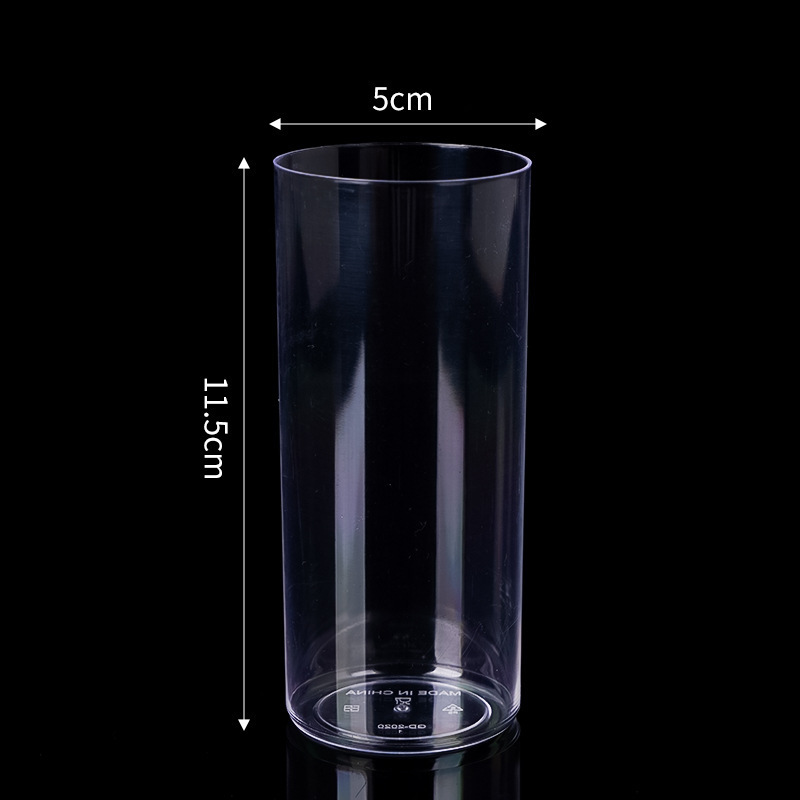 プリンカップゼリームースカップパーティーデザートテーブル使い捨てプラスチック透明カップスクエアミニクリエイティブボックス|undefined