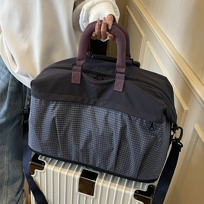 Bolsa de viaje de mujer ligera de gran capacidad bolsa deportiva de fitness bolsa de viaje corto bolsa de mano bolsa de embarque bolsa
