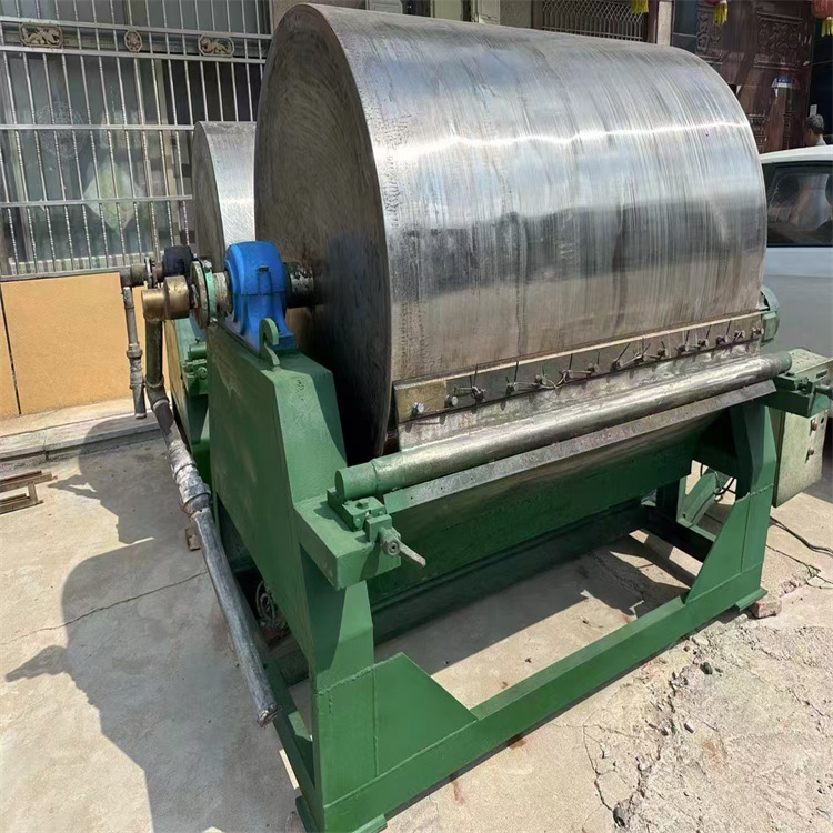 二手滚筒刮板结晶机 不锈钢圆盘式干燥机 连续蒸汽加热烘干设备