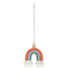Woven rainbow transport, retro pendant, aromatherapy, accessory, boho style, handmade