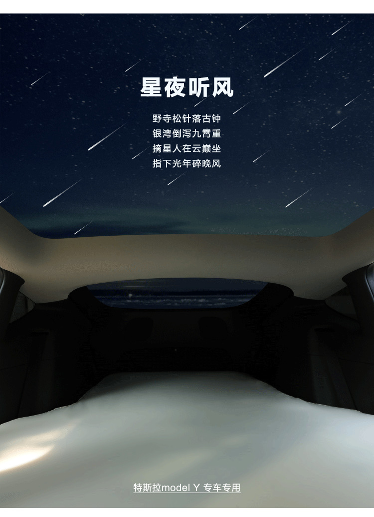 Suitable for Tesla Modely Sponge Camping Style Pumping and Charging Integrated Automatic Inflatable Bed Sleeping Mattress Car Bed Sleeping Pad