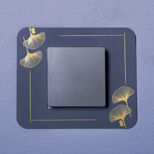 Acrylic Switch Protective Cover Switch Frame Wall Sticker Home Bedroom Kitchen Lamp Switch Socket Decoration Modern Style