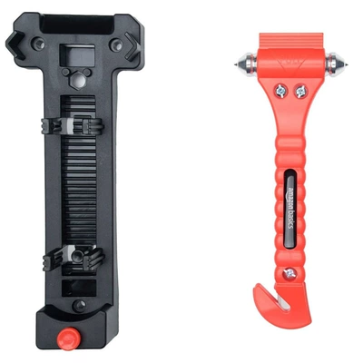 Cross-Border Car Two-In-One Life-Saving Hammer, Solid Hammer for Buses, Escape Hammer, Window Breaker, Bus Safety Hammer (Qəza çəkici) - ordinary-blunt-head