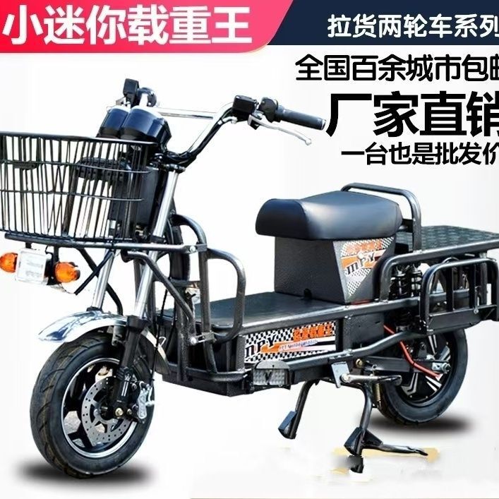 New Mini Two-Wheeled Electric Motorcycle, Heavy-Duty Iron Armor, Capable of Carrying Goods and People, 60-72 Volt Universal Model New Mini Two-Wheeled Electric Motorcycle, Heavy-Duty Iron Armor, Capable of Carrying Goods and People, 60-72 Volt Universal Model