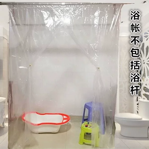 Winter family use, for adults and children, rectangular plastic shower enclosure, heat-retaining and insulated, extra-large and extra-thick